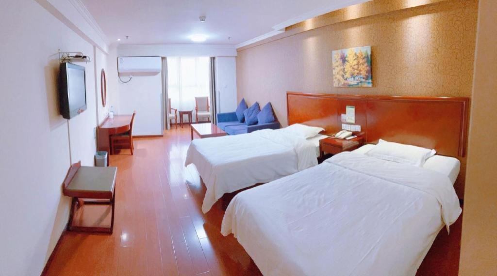 Greentree Inn Xi'An Bell And Drum Tower Food Street Ancient City Wall Ximen Express Hotel מראה חיצוני תמונה