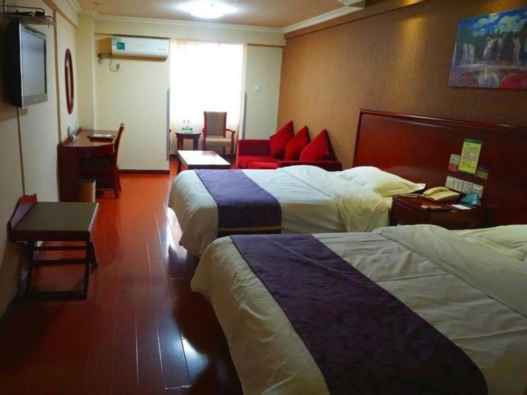 Greentree Inn Xi'An Bell And Drum Tower Food Street Ancient City Wall Ximen Express Hotel מראה חיצוני תמונה